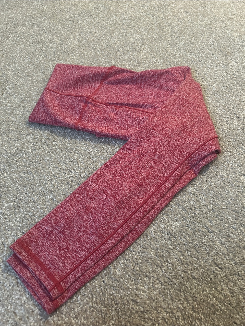 Athleta Women’s s Heathered Red Active Leggings